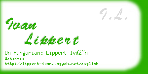 ivan lippert business card